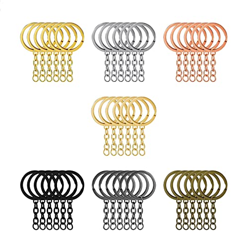 70pcs 25mm Eisenschlüsselringe Schlüsselbund Metall Doppelring Hanging Mit Ketten 7 Farben Keyrings Masse Für Schlüsselanhänger Geschwungene O Ringe Für Tasten 70pcs 25mm Eisenschlüsselringe Schlüsselbund Metall Doppelring Hanging Mit Ketten 7 Farben Keyrings Masse Für Schlüsselanhänger Geschwungene O Ringe Für Tasten von Zqxnt