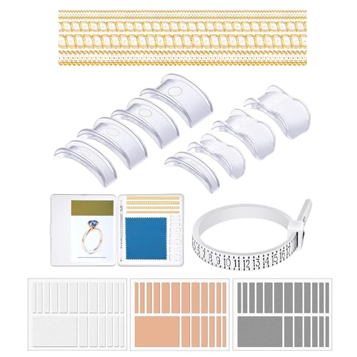 71pcs Ringe Größe Einsteller Für Losen Ringen Unsichtbare Ringe Resizer Spacer Selbstkleber Blätterwächter Um Ringe Zu Machen 71pcs Ringe Größe Einsteller Für Losen Ringen Unsichtbare Ringe Resizer Spacer Selbstkleber Blätterwächter Um Ringe Zu Machen von Zqxnt