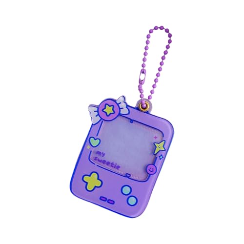 Acrylkartenhalter Foto Speicher Anhänger Kartenclip Fotokarte Mit Keychain Creative Keyrings Für Tägliche Reise Cartoon Kartenhalter Kreativer Keychain Acryl Fotokarte Speicher Display von Zqxnt