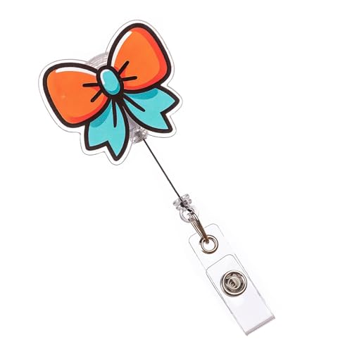 Bowknot Abzeichenhalter Mit Metall Clip Schwester Doktor Arzt Abzeichen Retractable Badges Rollenhalter Für Lehrerlehrer Abzeichenhalter Für Lehrerlehrer von Zqxnt