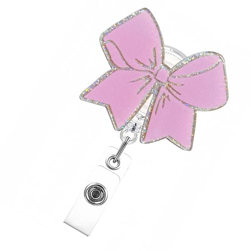 Bowknot Abzeichenhalter Mit Metall Clip Schwester Doktor Arzt Abzeichen Retractable Badges Rollenhalter Für Lehrerlehrer Abzeichenhalter Für Lehrerlehrer von Zqxnt