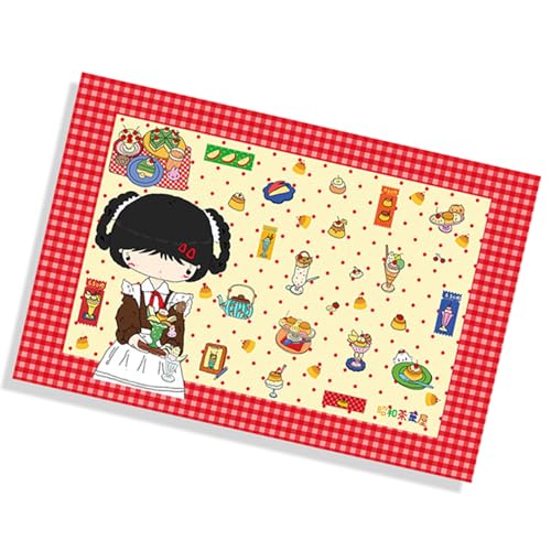 Cartoon Tischmatte Weiche Baumwollwäsche Schreibtisch Matte 40x60cm Tischdeckel Tuch Für Büroschreibtisch Und Desktop Organisation Set Für Essdekoration Cartoon Tischmatte Weiche Baumwollwäsche Schreibtisch Matte 40x60cm Tischdeckel Tuch Für Büroschreibtisch Und Desktop Organisation Set Für Essdekoration von Zqxnt