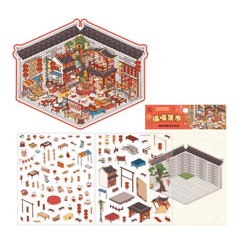 Chinesische Stile Landschaft Aufkleber Szene Aufkleber Retro Courtyard Scrapbook Ästhetic Scrapbook Supplies Szene Chinesische Landschaftslandschaft Retro Hof Chinesische Stile Landschaft Aufkleber Szene Aufkleber Retro Courtyard Scrapbook Ästhetic Scrapbook Supplies Szene Chinesische Landschaftslandschaft Retro Hof von Zqxnt