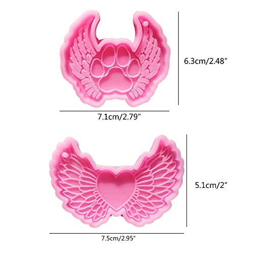 Easy Demold Love Engel Flügel Schimmel Silikon Epoxidharz Form Handgefertigter Schlüsselbund Anhänger Schmuck Für Valentinstag Geschenkhandwerk Easy Demold Love Engel Flügel Schimmel Silikon Epoxidharz Form Handgefertigter Schlüsselbund Anhänger Schmuck Für Valentinstag Geschenkhandwerk von Zqxnt