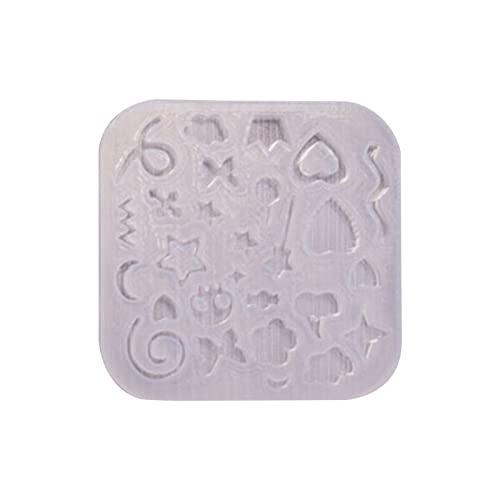 Farbstreifen Silikonform Epoxidharz Gussform Pendelly Schmuck Schlüsselbund Dekoration BRÜFUNG MACHT von Zqxnt
