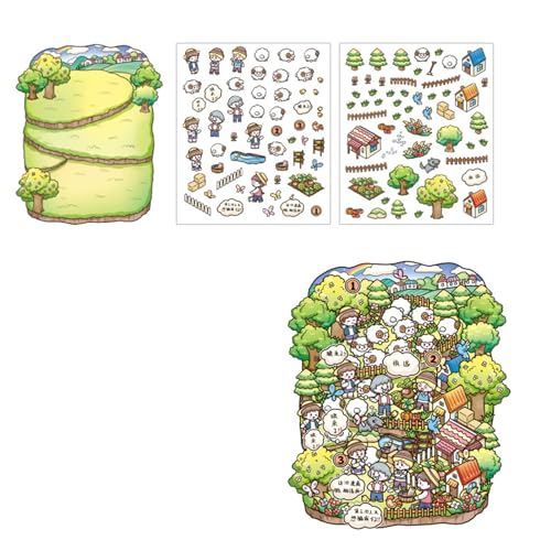 Feen Tale Series Landschaft Aufkleber Sticker Scrapbook Sticker Szene Ästhetische Scrapbooking Lieferungen Dekorative Feen Tale Serie Landschaft Kinderszene Feen Tale Series Landschaft Aufkleber Sticker Scrapbook Sticker Szene Ästhetische Scrapbooking Lieferungen Dekorative Feen Tale Serie Landschaft Kinderszene von Zqxnt