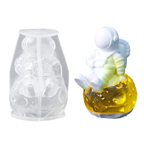 Form Epoxidform Planet Harzgussschimmel Planet Astronaut Lampe Dochthalter Silikonharzform Harzguss Heanband Hairband Formen Set Für Harzguss von Zqxnt