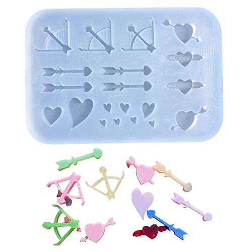 Glänzende Geometriefüller Liebe Bogenschießen Silikon Epoxidharz Schimmel Schlüsselbund Anhänger Juwel Für Beuteldekorationen Handwerk Liebe Schimmel Glänzende Geometriefüller Liebe Bogenschießen Silikon Epoxidharz Schimmel Schlüsselbund Anhänger Juwel Für Beuteldekorationen Handwerk Liebe Schimmel von Zqxnt