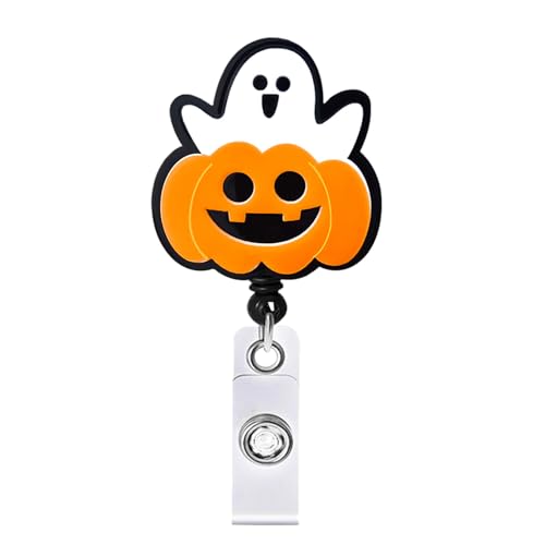 Halloween Abzeichenhalter Retractable Badges Rolle Für Krankenschwester Doctor Student Badges Mit Clip Halloween Bürovorräten von Zqxnt