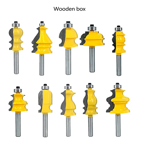Heavy Duty Router Bits 8mm Holzschaft Bit Ende Mühle Router Bits Holzbearbeitung Gravur Fester Carbid von Zqxnt
