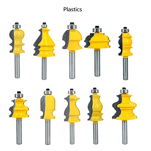 Heavy Duty Router Bits 8mm Holzschaft Bit Ende Mühle Router Bits Holzbearbeitung Gravur Fester Carbid von Zqxnt