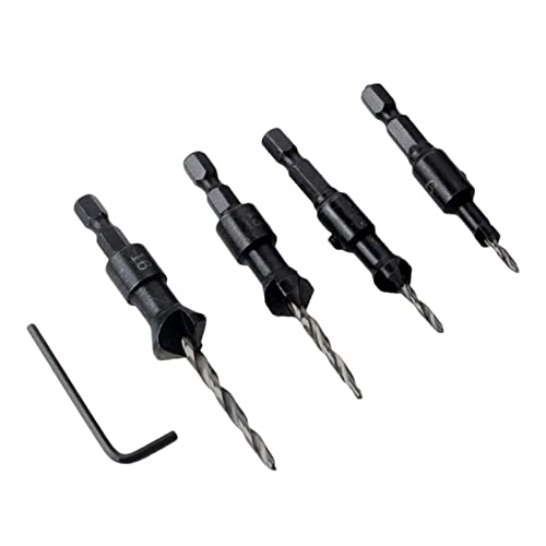 Holz Countersink Bohrer Bit SEX Shank Schnellwechsel Theken Bohrer Bohrer Für Holzstahlstahl Stanzwerkzeugset Für Holzstahl Holz Countersink Bohrer Bit SEX Shank Schnellwechsel Theken Bohrer Bohrer Für Holzstahlstahl Stanzwerkzeugset Für Holzstahl von Zqxnt