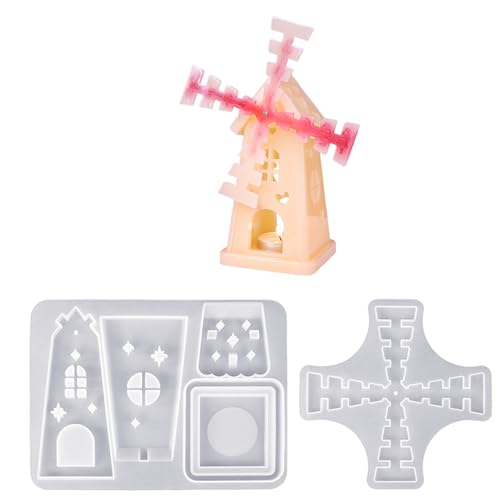 Kerzenhalter Silikonform Rotierende Windmühle Form Handgemachtes Kunst Liefert Silikontextur Für Die Herstellung Von Kerzenhalter von Zqxnt