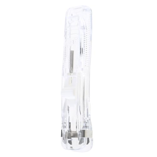 Klammerhefter Büroklammerspender Handheld Clam Clip Spender Push Büroklammern Büro Schulbedarf für Dokumente Klammerhefter Büroklammerspender Handheld Clam Clip Spender Push Büroklammern Büro Schulbedarf für Dokumente von Zqxnt