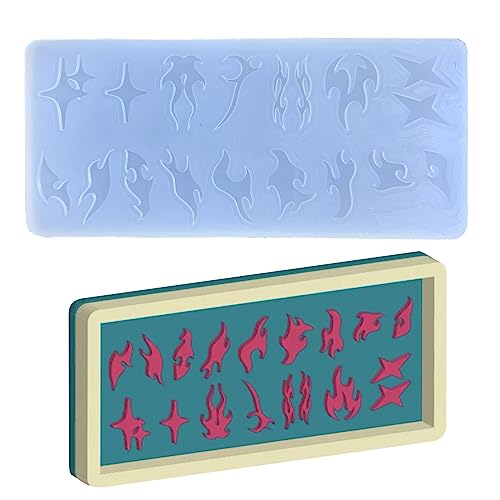 Kleine Teile Harz Gussform Form Harz Kunstform Kristall Silikonform Epoxidharz Schlüsselbund Pendellform Silikon Schlüsselbundformen Für Epoxidharz von Zqxnt