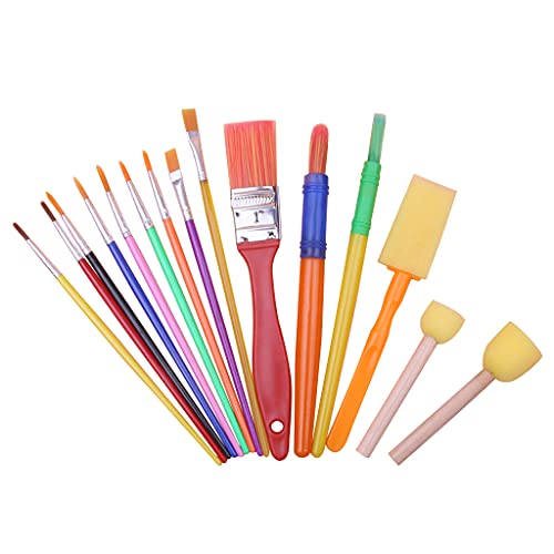 Künstlerfarbe Pinsel Set Für Zeichnen Für Anfänger Miniaturdetails Und Felsmalerei Nylon Haarbürste Anzug Nylon Haarbürste Set Mädchen Kinder Erwachsene von Zqxnt