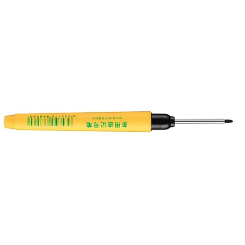 Marker Stift Auf Ölbasis 33 Mm Marker Stift Deeply Loch Langer Nasenmarker Schnell Trocknender Schreinermarker von Zqxnt