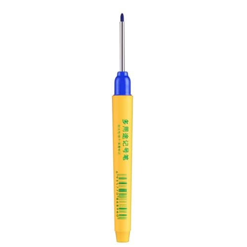 Marker Stift Auf Ölbasis 33 Mm Marker Stift Deeply Loch Langer Nasenmarker Schnell Trocknender Schreinermarker von Zqxnt