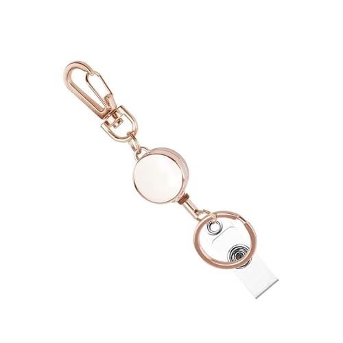 Retractable Abzeichenhalter Metall Abzeichen Rollenhalter Mit Gürtelclip Abzeichen Renner Abzeichen Rolle Für Frauen MEN BADGE CLIP von Zqxnt