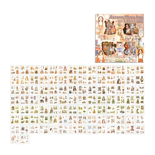 Saisonaler Ästhetischer Aufkleber Pet Sticker Scrapbooking Für Journal Phone Gitarre Laptop Wraping Kid Reward Scrapbook Saisonaler Ästhetischer Aufkleber Pet Sticker Scrapbooking Für Journal Phone Gitarre Laptop Wraping Kid Reward Scrapbook von Zqxnt