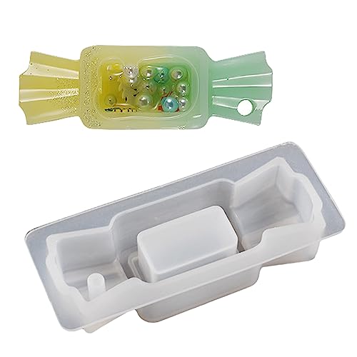 Silikondekoration Formen Quadratische Runde Süßigkeiten Ohrringe Schlüsselbund Schimmel Anhänger Schmuck Epoxidharz Crafting Formen Quadratische Runde Süßigkeiten Form von Zqxnt