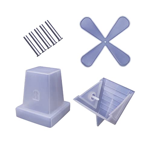 Silikonharzform SET Für Windmühlenharzguss von Zqxnt