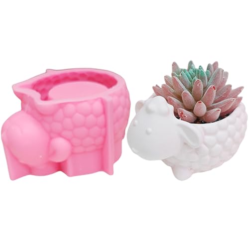 Tierharz Kerzenbecher Formen Succulents Pflanzer Silikonformen Für Epoxidharz Home Dekoration Zementtonform Tierharz Kerzenbecher Formen Succulents Pflanzer Silikonformen Für Epoxidharz Home Dekoration Zementtonform von Zqxnt
