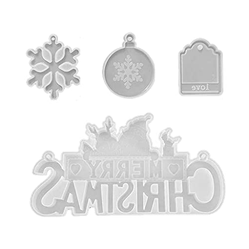 Weihnachten Santa Briefe Auflistet Silikonform Für Harz Epoxidharz BRÜFUNGEN Schmuck Making Home Decoration Santa Schimmel von Zqxnt