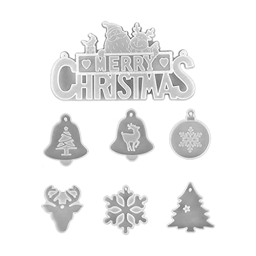 Weihnachten Santa Briefe Auflistet Silikonform Für Harz Epoxidharz BRÜFUNGEN Schmuck Making Home Decoration Santa Schimmel von Zqxnt