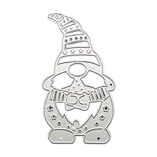 Weihnachtsknoom Metall Schneiden Stirbt Schablone Scrapbooking Album Paper Card Template Form Form Prägefahrzeugdekoration von Zqxnt