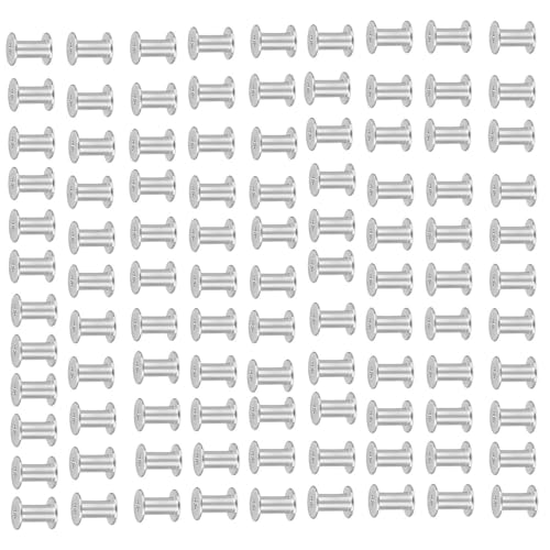 Zqxnt 100 Pieces Metal Bookbinding Niets Nuss Für Schulbürovorräte Flachfäden Nieten Nutserts Notebook Befestigungselemente Zqxnt 100 Pieces Metal Bookbinding Niets Nuss Für Schulbürovorräte Flachfäden Nieten Nutserts Notebook Befestigungselemente von Zqxnt