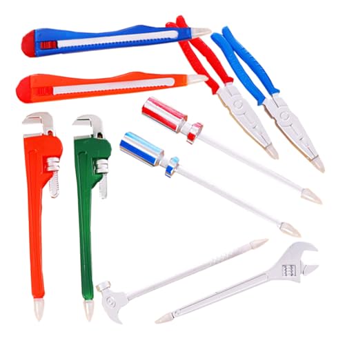 Zqxnt 10x/Set Hardware Form Kugelschreiber Journaling Pen Hardware Werkzeug Form Schreibstift für Studenten Zqxnt 10x/Set Hardware Form Kugelschreiber Journaling Pen Hardware Werkzeug Form Schreibstift für Studenten von Zqxnt