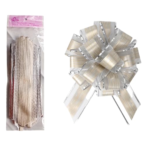 Zqxnt Große Pull Bows Geschenkverpackung Pull Bows Geschenkbögen Mit Band Hochzeits Geschenkband Bögen Für Taschen Korbflaschen Decors Ribbon Pull Bows Zqxnt Große Pull Bows Geschenkverpackung Pull Bows Geschenkbögen Mit Band Hochzeits Geschenkband Bögen Für Taschen Korbflaschen Decors Ribbon Pull Bows von Zqxnt