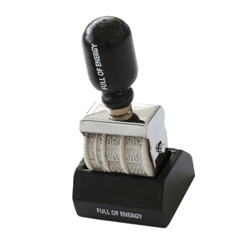 Zqxnt Gummi Stamper Line Dater Wood Business Roller Für Journalkarten Und Bürodokumentation Einstellbares Vintage Datum Tool Zqxnt Gummi Stamper Line Dater Wood Business Roller Für Journalkarten Und Bürodokumentation Einstellbares Vintage Datum Tool von Zqxnt