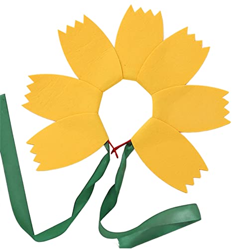 Zqxnt Kinder Sommerhaarief Kopfbedeckung Für Blumenparty Stirnband Kinder Geburtstagsfeier Sonnenblumen Thema Blumenversammlung von Zqxnt