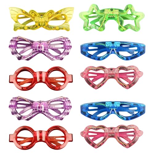 Zqxnt Tanzshow Blinkende Brille Für Kinder Erwachsene LED Konzertbrillen Für Party Brillen Mit Dynamischer Beleuchtung 10 Prozent LED Clubbing Brille Zqxnt Tanzshow Blinkende Brille Für Kinder Erwachsene LED Konzertbrillen Für Party Brillen Mit Dynamischer Beleuchtung 10 Prozent LED Clubbing Brille von Zqxnt