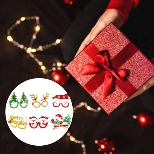 Zqxnt Weihnachtsfeier Accessoires Stilvolle Brillen Atmungsablöschbarer Stoffbrillen Für Indoor Outdoor Event Weihnachtskostümzubehör von Zqxnt