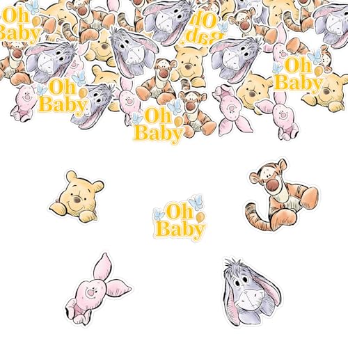 Winnie Babyparty-Dekorationen – Puuh Babyparty-Mittelstücke, Pooh-Konfetti-Streudekoration, Baby-Willkommens-Party-Tischzubehör, Duschdekorationen, Winnie Babies Geschenke Winnie Babyparty-Dekorationen – Puuh Babyparty-Mittelstücke, Pooh-Konfetti-Streudekoration, Baby-Willkommens-Party-Tischzubehör, Duschdekorationen, Winnie Babies Geschenke von ZsaTuiy
