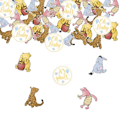 Winnie Konfetti-Streudekorationen – Puuh Babyparty-Mittelaufsätze, bunte Pappaufsteller für Tischdekoration, Partyzubehör Winnie Konfetti-Streudekorationen – Puuh Babyparty-Mittelaufsätze, bunte Pappaufsteller für Tischdekoration, Partyzubehör von ZsaTuiy