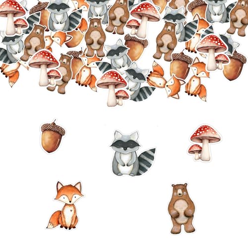 Woodland Baby Shwoer Dekorationen – Babyparty-Konfetti, Babyparty-Konfetti für Tische, Tafelaufsätze, Fuchs-Geschlechtsoffenbarung, Partyzubehör Woodland Baby Shwoer Dekorationen – Babyparty-Konfetti, Babyparty-Konfetti für Tische, Tafelaufsätze, Fuchs-Geschlechtsoffenbarung, Partyzubehör von ZsaTuiy