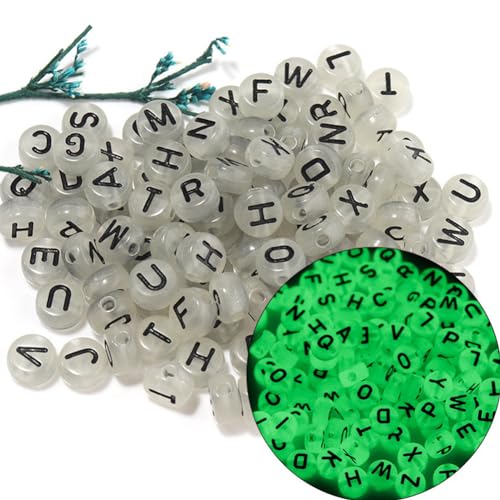 Zsail Letter Beads 1200pcs Alphabet A-Z Beads Silver Acrylic Round Letter Beads for Jewelry Making Bracelets Necklaces (transparent) von Zsail