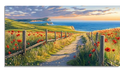 Blume Malen Nach Zahlen Erwachsene, Strand Malen Nach Zahlen Kinder Anfänger, DIY Ölgemälde Leinwand 100x200cm mit 3 Pinsels und Farbe Acrylfarbe, Aesthetic Room Decor, Geschenke für Männer, -750 Blume Malen Nach Zahlen Erwachsene, Strand Malen Nach Zahlen Kinder Anfänger, DIY Ölgemälde Leinwand 100x200cm mit 3 Pinsels und Farbe Acrylfarbe, Aesthetic Room Decor, Geschenke für Männer, -750 von Zsccvzlu