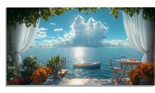 Boot Malen Nach Zahlen Erwachsene Landschaft Paint by Numbers DIY Set Erwachsene Malen Nach Zahlen Ohne Rahmen 100x200cm Groß Leinwand Ölgemälde mit 3 Pinsels Und Acrylfarbe, Wanddeko Wohnzimmer -2290 Boot Malen Nach Zahlen Erwachsene Landschaft Paint by Numbers DIY Set Erwachsene Malen Nach Zahlen Ohne Rahmen 100x200cm Groß Leinwand Ölgemälde mit 3 Pinsels Und Acrylfarbe, Wanddeko Wohnzimmer -2290 von Zsccvzlu