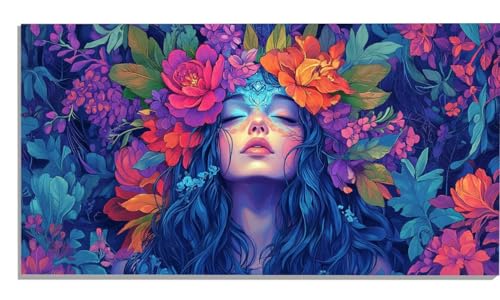 Frau Malen Nach Zahlen Erwachsene Blume Paint by Numbers DIY Set Erwachsene Malen Nach Zahlen Ohne Rahmen 100x200cm Groß Leinwand Ölgemälde mit 3 Pinsels Und Acrylfarbe, Home Wanddeko Wohnzimmer -310 Frau Malen Nach Zahlen Erwachsene Blume Paint by Numbers DIY Set Erwachsene Malen Nach Zahlen Ohne Rahmen 100x200cm Groß Leinwand Ölgemälde mit 3 Pinsels Und Acrylfarbe, Home Wanddeko Wohnzimmer -310 von Zsccvzlu