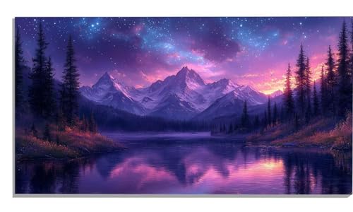 Gebirge Malen Nach Zahlen Erwachsene, Sternenhimmel Malen Nach Zahlen Kinder Anfänger, DIY Ölgemälde Leinwand 30x60cm mit 3 Pinsels und Farbe Acrylfarbe, Aesthetic Room Decor, Geschenke, -1912 Gebirge Malen Nach Zahlen Erwachsene, Sternenhimmel Malen Nach Zahlen Kinder Anfänger, DIY Ölgemälde Leinwand 30x60cm mit 3 Pinsels und Farbe Acrylfarbe, Aesthetic Room Decor, Geschenke, -1912 von Zsccvzlu