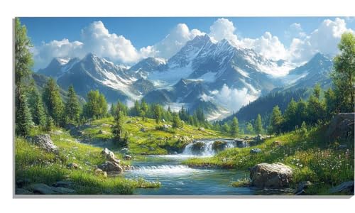 Gebirge Malen Nach Zahlen Erwachsene Landschaft Paint by Numbers DIY Set Erwachsene Malen Nach Zahlen 100x200cm Groß Leinwand Ölgemälde mit 3 Pinsels Und Acrylfarbe, Home Wanddeko Wohnzimmer -1990 Gebirge Malen Nach Zahlen Erwachsene Landschaft Paint by Numbers DIY Set Erwachsene Malen Nach Zahlen 100x200cm Groß Leinwand Ölgemälde mit 3 Pinsels Und Acrylfarbe, Home Wanddeko Wohnzimmer -1990 von Zsccvzlu
