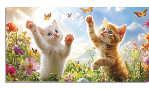 Katze Malen Nach Zahlen Erwachsene Schmetterling Paint by Numbers DIY Set Erwachsene Malen Nach Zahlen 100x200cm Groß Leinwand Ölgemälde mit 3 Pinsels Und Acrylfarbe, Home Wanddeko Wohnzimmer -1000 Katze Malen Nach Zahlen Erwachsene Schmetterling Paint by Numbers DIY Set Erwachsene Malen Nach Zahlen 100x200cm Groß Leinwand Ölgemälde mit 3 Pinsels Und Acrylfarbe, Home Wanddeko Wohnzimmer -1000 von Zsccvzlu