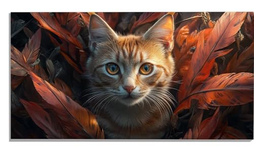 Katze Malen Nach Zahlen Erwachsene Tier Paint by Numbers DIY Set Erwachsene Malen Nach Zahlen Ohne Rahmen 40x80cm Groß Leinwand Ölgemälde mit 3 Pinsels Und Acrylfarbe, Home Wanddeko Wohnzimmer -1864 Katze Malen Nach Zahlen Erwachsene Tier Paint by Numbers DIY Set Erwachsene Malen Nach Zahlen Ohne Rahmen 40x80cm Groß Leinwand Ölgemälde mit 3 Pinsels Und Acrylfarbe, Home Wanddeko Wohnzimmer -1864 von Zsccvzlu