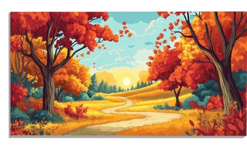 Malen Nach Zahlen Erwachsene Baum, Landschaft Malen Nach Zahlen Erwachsene Groß XXL 80x160cm, DIY Handgemalt Ölgemälde Kit mit Pinseln und Acrylfarbe für Zimmer Deko Aesthetic, Geschenke -168 Malen Nach Zahlen Erwachsene Baum, Landschaft Malen Nach Zahlen Erwachsene Groß XXL 80x160cm, DIY Handgemalt Ölgemälde Kit mit Pinseln und Acrylfarbe für Zimmer Deko Aesthetic, Geschenke -168 von Zsccvzlu