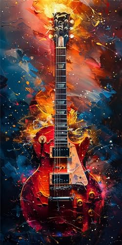 Malen Nach Zahlen Erwachsene Gitarre Malen Nach Zahlen Kunst Malen Nach Zahlen ab 10 Jahre Mädchen Geschenke, DIY Ölgemälde Set mit Pinseln Acrylpigment Leinwand 40X80CM, Aesthetic Room Decor Gifts Malen Nach Zahlen Erwachsene Gitarre Malen Nach Zahlen Kunst Malen Nach Zahlen ab 10 Jahre Mädchen Geschenke, DIY Ölgemälde Set mit Pinseln Acrylpigment Leinwand 40X80CM, Aesthetic Room Decor Gifts von Zsccvzlu